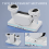 For 2 Charging Dock Base Headset Charger Station Stand Display Holde for Meta 5