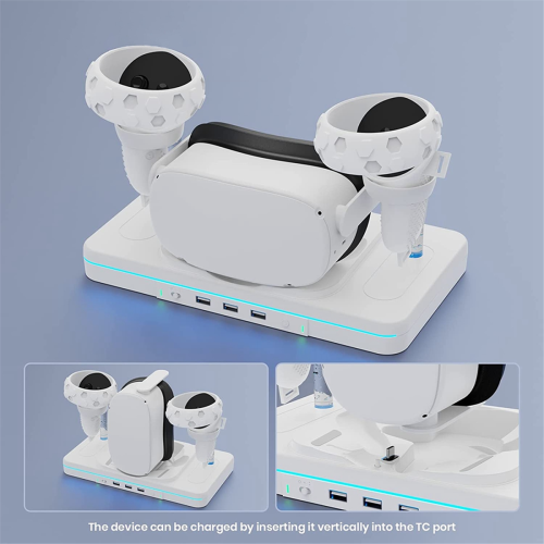 For 2 Charging Dock Base Headset Charger Station Stand Display Holde for Meta 2