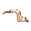 Replacement LCD Flex Cable for -V380GK V385 V860 Video Camera Repair Part 6