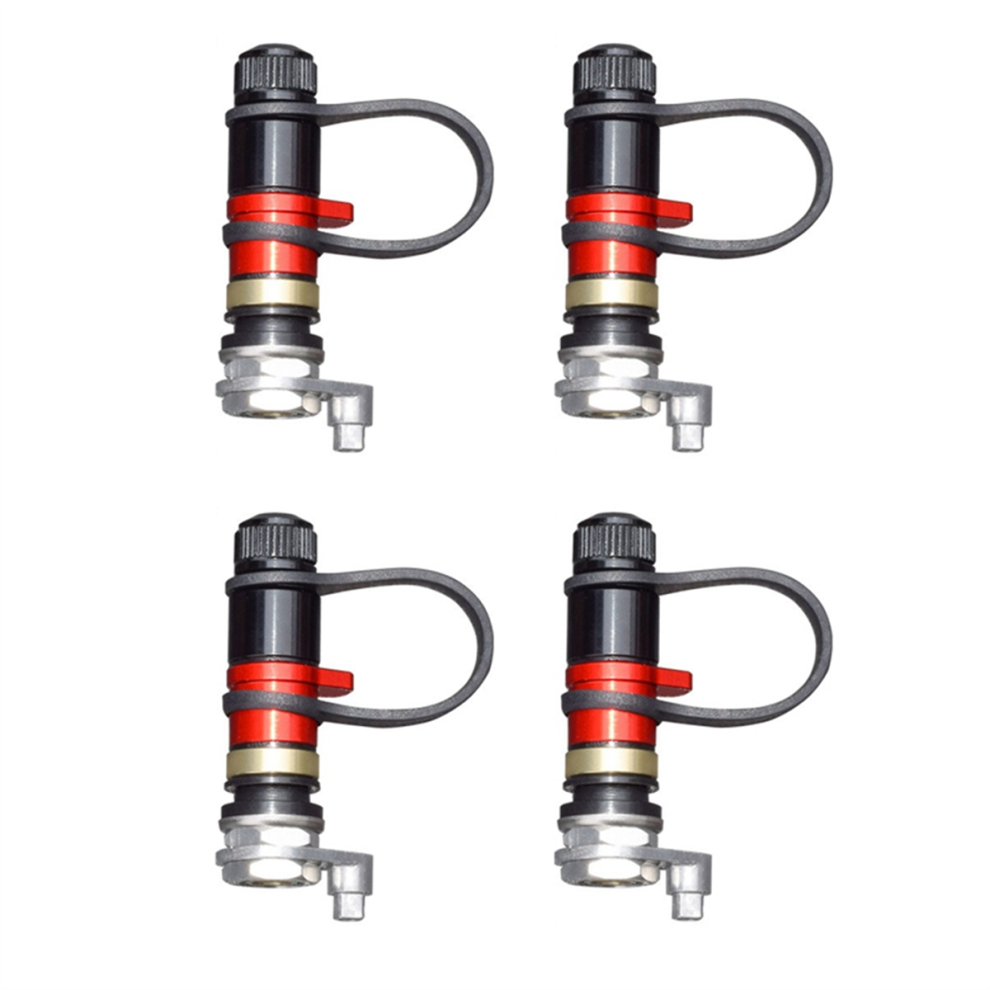Saudism Car Pressure Relief Valve Off-Road Sand Tire Quick Release Desert 4Pcs Short Style