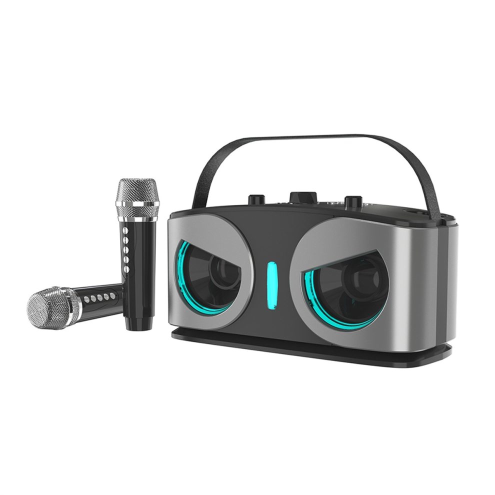Sd306plus Owl Bluetooth Speaker Powerful Portable With Dual Mics Hifi Sound Ideal For Karaoke And Outdoor Parties B 4851371708998