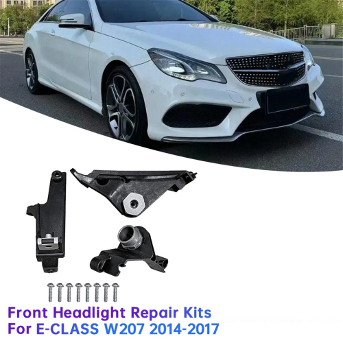 Front Headlight Repair Kits for - E-CLASS W207 14-17 Headlamp Bracket Fixed Holder Screw A2078200614 R 2