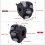 7/8in 22mm Universal Motorcycle Handlebar Switch Headlight Warning Turn Flash Light Signal Horn Start Button with LED C 4