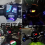 7/8in 22mm Universal Motorcycle Handlebar Switch Headlight Warning Turn Flash Light Signal Horn Start Button with LED C 7