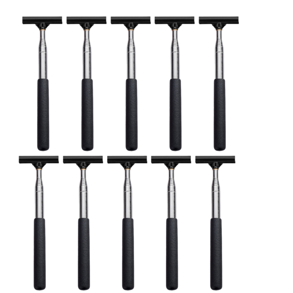 10Pcs Car Rearview Mirror Wiper Cleaning Tool Auto Glass Mist Cleaner Handle Telescopic Window Brush 4851371705676