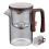 Water Separation Inner Container Teapot One Click Magnetic Switch Tea Filtration GlassTea Pot Wood Handle 1