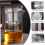 Water Separation Inner Container Teapot One Click Magnetic Switch Tea Filtration GlassTea Pot Wood Handle 4