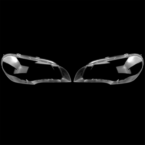 Car Front Headlight Cover Lampshades Lamp Shell Headlights Lens for X5 E70 2008-2013 Left 2
