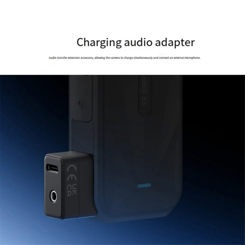 For X5 Microphone Adapter Mic Audio Essential Action Camera Accessories for Enhanced Sound Recording 2