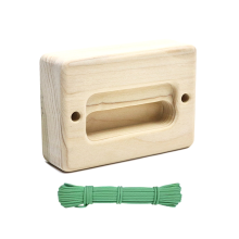 Wooden Hanging Fingerboard Multifunctional and Portable Rock Climbing Training Equipment for Physical Fitness Sports