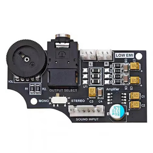 Dual Channel Volume Audio Board for Game Gear Using Capacitors, Max Double Original Output