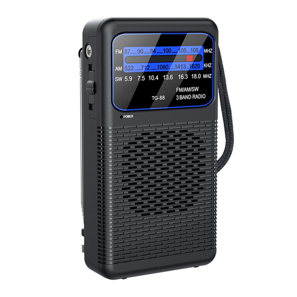 88 Portable Am/Fm/Sw Radio Pocket With Led Flashlight Small For Outdoor Camping Seniors Elderly 4851371713138