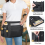 Waitress Server Apron with Multiple Pockets, Half Adjustable Belt for Waitress, Waiter, Women Men 5