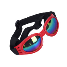 Lunettes de soleil pour animaux rouges 32,0 g UV pour chiens de taille moyenne Ă grande