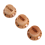 3Pcs Wood Guitar Knobs Control Volume Tone Buttons Electric Accessories Replacement Caps for Bass Potentiometer 4