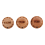 3Pcs Wood Guitar Knobs Control Volume Tone Buttons Electric Accessories Replacement Caps for Bass Potentiometer 2