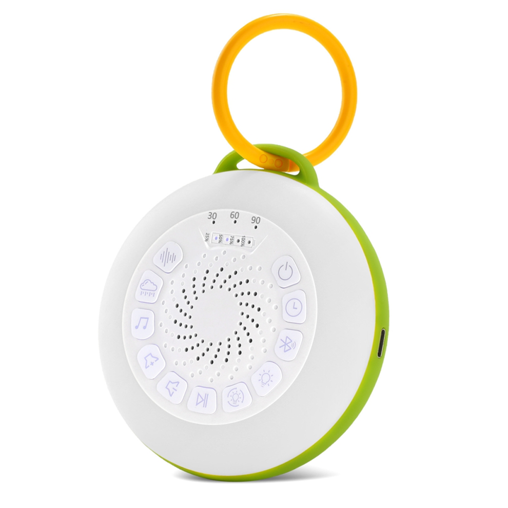 Saudism White/Light/Green Noise Machine With 11 Adjustable, Night Bluetooth Speaker,Timing Function