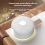 White Noise Machine with 12 Adjustable, Night Light, Portable Bluetooth Speaker,Timing Function 3