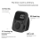 LED Electronic Counter Rechargeable with Time Convenient 5-Digit Adjustable Finger Ring Black 6