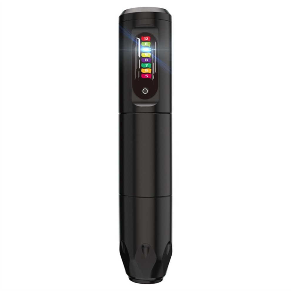 Saudism Wireless Tattoo Machine, Rotary Pen,Unibody Pen Rainbow Button Supply For Beginners