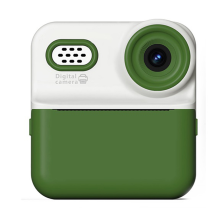 Digital Children Camera for Photography Instant Print Photo Kids Mini Thermal Printer Video Color Printing Green