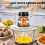 Electric Meat Grinder Kitchen Food Processor Blender Small Chopper for Aids Tools Preparation EU Plug 7