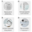 Handheld Electric Milk Frother Suitable for Beating Eggs in the Kitchen Portable Blender B 7