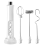 Handheld Electric Milk Frother Suitable for Beating Eggs in the Kitchen Portable Blender B 1