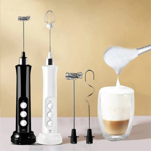 Handheld Electric Milk Frother Suitable for Beating Eggs in the Kitchen Portable Blender B 2