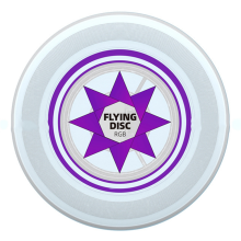 Luminescence Flying Disc RGB LED Stepless Dimmable Timing 175g 8 Dazzling Color Modes for Outdoor Playing