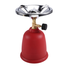 Outdoor Camping Stove 190g Euro Gas Tank Coffee Adjustable Propane Burner for Fishing Hiking Picnic A