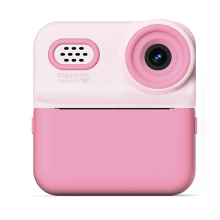 Digital Children Camera for Photography Instant Print Photo Kids Mini Thermal Printer Video Color Printing Pink