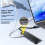 USB Hub C 3.0 5Ports Docking Station Type 5Gbps 100CM Adapter for Laptop 4