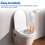 Toilet Splash Guard for Directs Urine Disability Elevated Training,Portable Restroom Pee 6