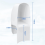 Toilet Splash Guard for Directs Urine Disability Elevated Training,Portable Restroom Pee 4