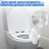 Toilet Splash Guard for Directs Urine Disability Elevated Training,Portable Restroom Pee 3