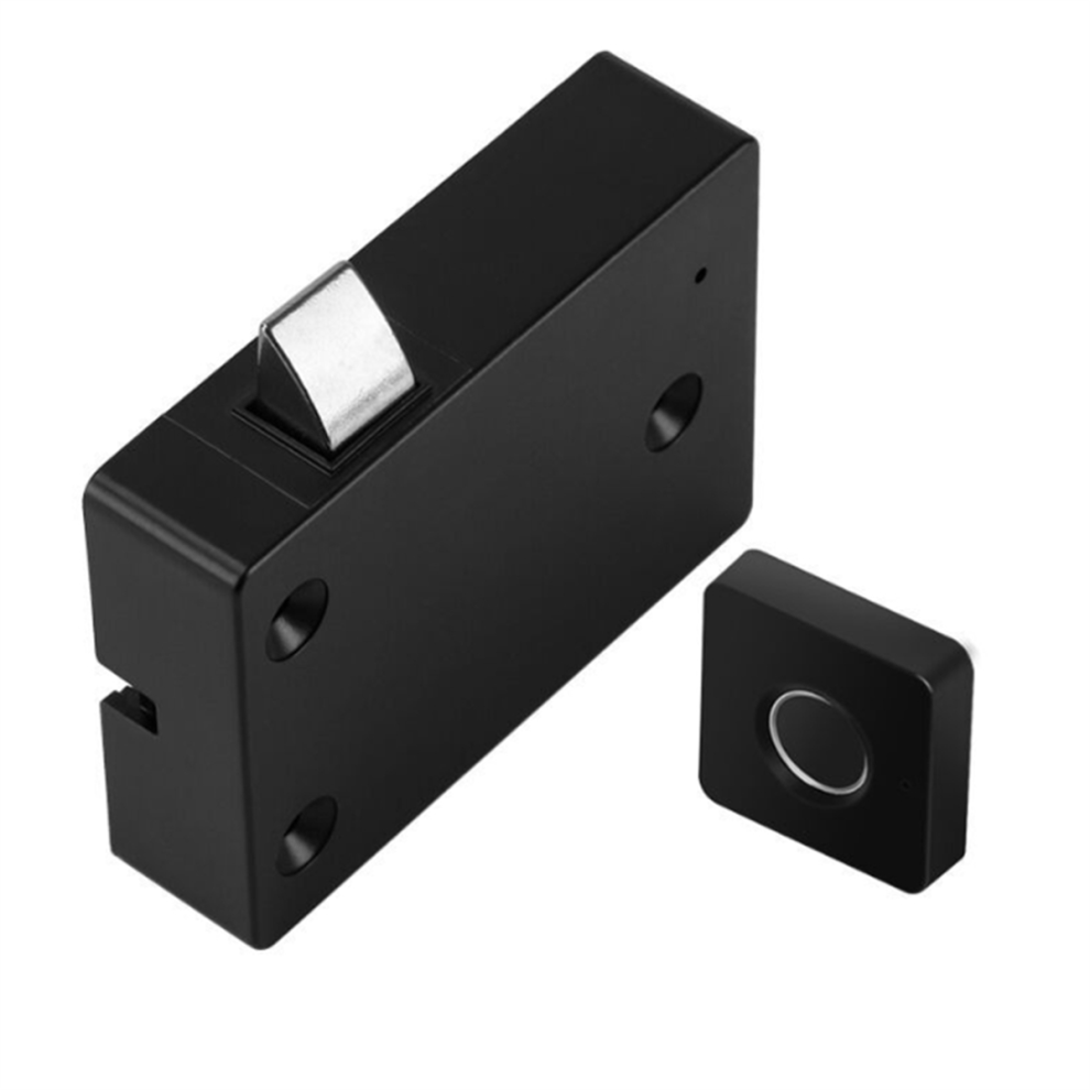 T4 Smart Fingerprint Drawer Lock Home Wardrobe Office File Cabinet Anti-Theft Graffiti 4851371720037