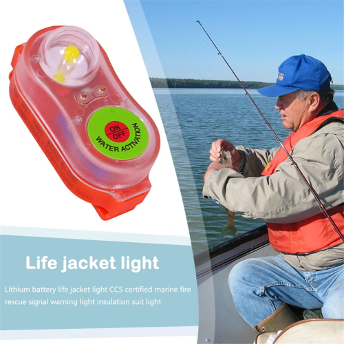5pcs Life Jacket Light Emergency Signal Locator Saving Energy-Efficient Waterproof Portable 2