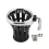 Motorcycle Accessories for Handlebars Universal Cup Holder Kettle and Beverage Black & Silver 1