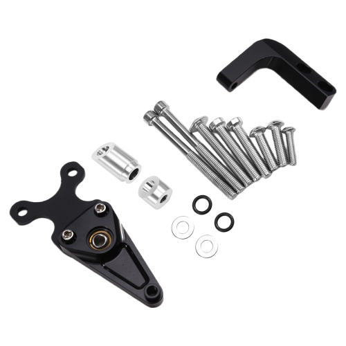 Motorcycle Steering Stabilizer Bracket Kit for CBR650R 650R 2019-2024 Damper Mounting Black 2
