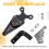 Motorcycle Steering Stabilizer Bracket Kit for CBR650R 650R 2019-2024 Damper Mounting Black 8