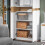 SoBuy Γωνιακό Ντουλάπι Εισόδου Λευκό 61x30x192cm 17