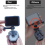 For X5 Action 5/4 Motorcycle Windshield Mount Clip Metal Clamp Camera Bracket for Riding 9
