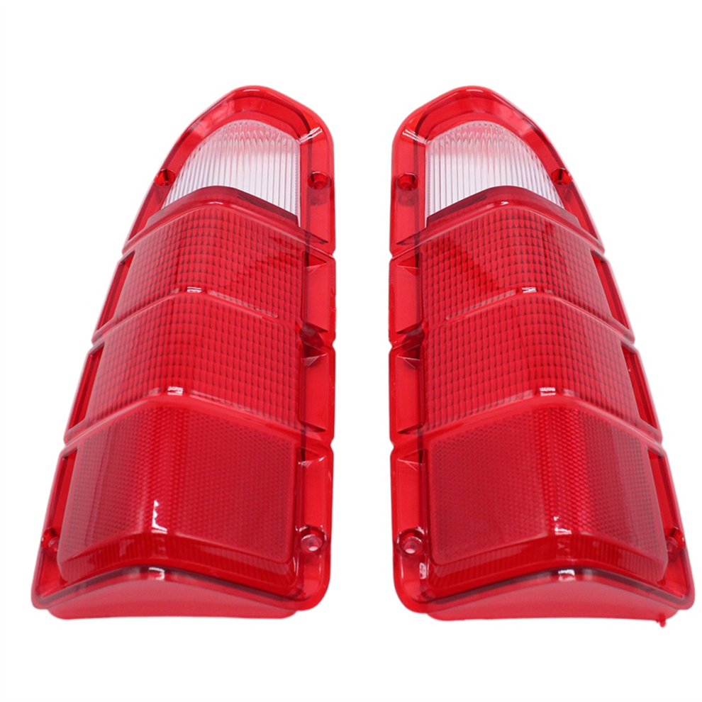 1Pair Rear Tail Lens Shell For Truck Power Wagon 1972-1980 Car Stop Tail Lamp Housing Light/Red 4851371724912