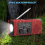 Multi-Function Emergency Radio with AM/FM Band Hand Crank Solar Charging Lighting Disaster Prevention Gray 9