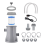 Pool Cleaner Circulation Filter Pump 330 GPH Swimming for Aerated Pumps EU Plug 1
