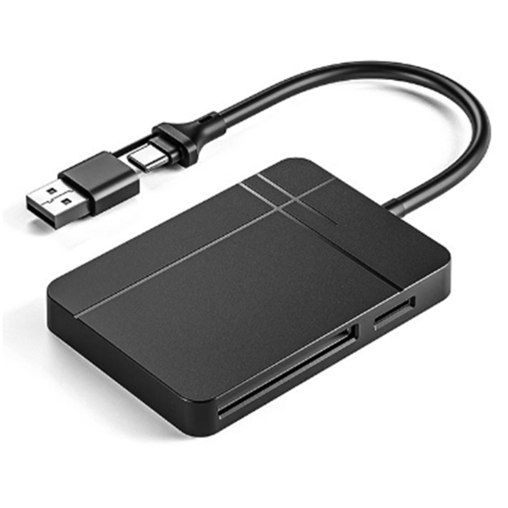 4-In-1 Memory Card Reader Usb A/Usb C To Ms Tf Sd For Laptop Android Phone Otg Adapter 4851371727234