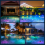 Solar Floating Pool Lights RGB Color Changing LED for Wedding Path Party Decoration 3