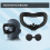 Breathable Face Mask Replacement for Interface Bracket Foam Pad 3in1 with Joystick Caps Quest2 3