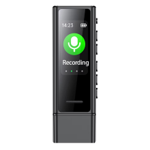 Mini Pocket Voice Activated Recorder Back Clip MP3 Music Player Professional Noise Cancellation Digital Audio Record